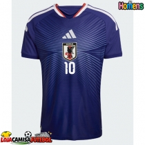 Camisa de Futebol Japão Ritsu Doan #10 Equipamento Principal Mundo 2026 Manga Curta